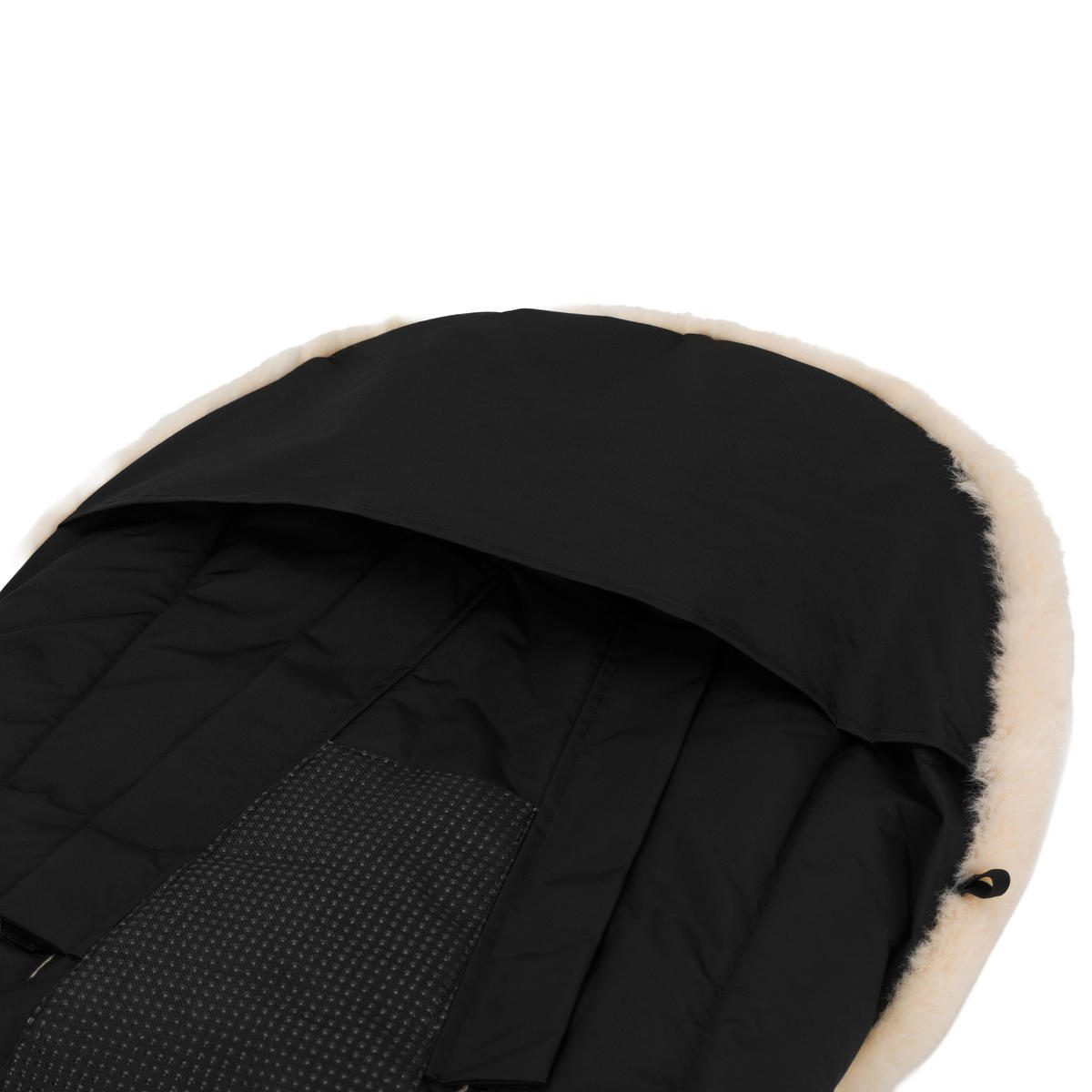 BUGGY-FUSSSACK Vegan  - Schwarz, Trend, Kunststoff/Textil (50/100cm) - Jimmylee
