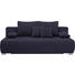 SCHLAFSOFA in Textil Dunkelblau - Chromfarben/Dunkelblau, Design, Kunststoff/Textil (212/72-90/108cm) - Hom`in SCHLAFSOFA in Textil Dunkelblau - Chromfarben/Dunkelblau, Design, Kunststoff/Textil (212/72-90/108cm) - Hom`in