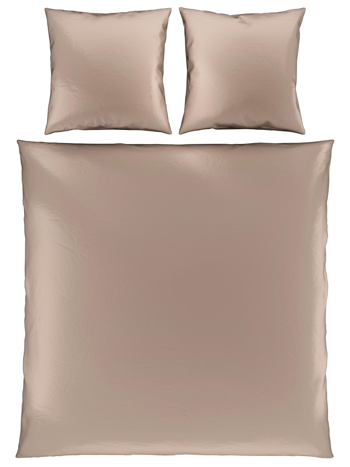 BETTWÄSCHE Segesta Satin 200/200 cm  - Creme, MODERN, Textil (200/200cm) - Novel
