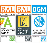 RELAXSESSEL TV TRIPLE SEVEN XTRA LARGE XL Echtleder Kopfteilverstellung, Fußteilverstellung, Rücken echt    - Hellgrau/Schwarz, Basics, Leder/Metall (86/120/86cm) - Sit & More