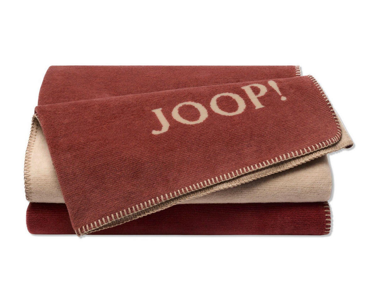 WOHNDECKE JOOP! DOUBLEFACE-MELANGE 150/200 cm  - Terracotta, Basics, Textil (150/200cm) - Joop!