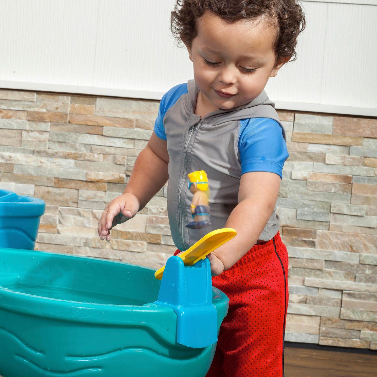 SPIELTISCH SPILL & SPLASH  - Blau/Multicolor, KONVENTIONELL, Kunststoff (109,9/57,2/63,5cm) - Ambia Garden