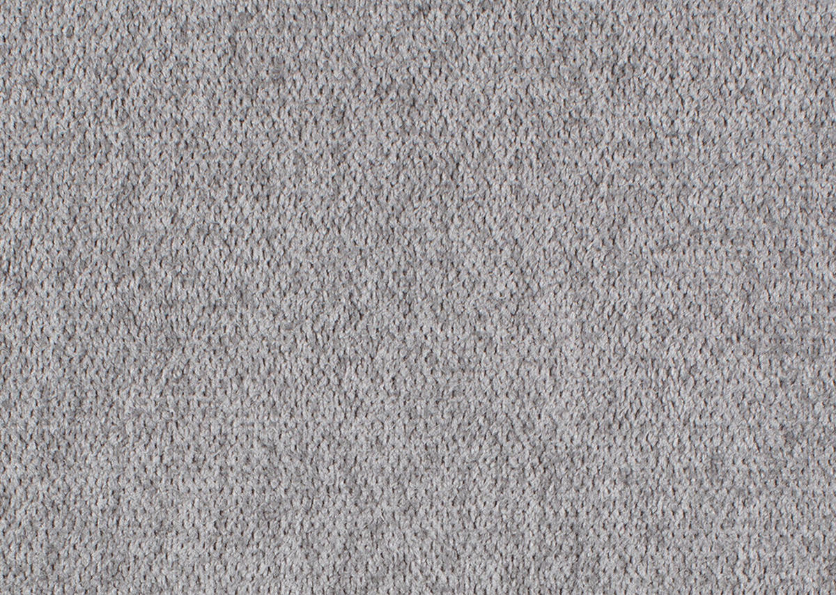 3-SITZER-SOFA in Chenille Grau  - Schwarz/Grau, Design, Textil/Metall (230/104/104cm) - Valdera