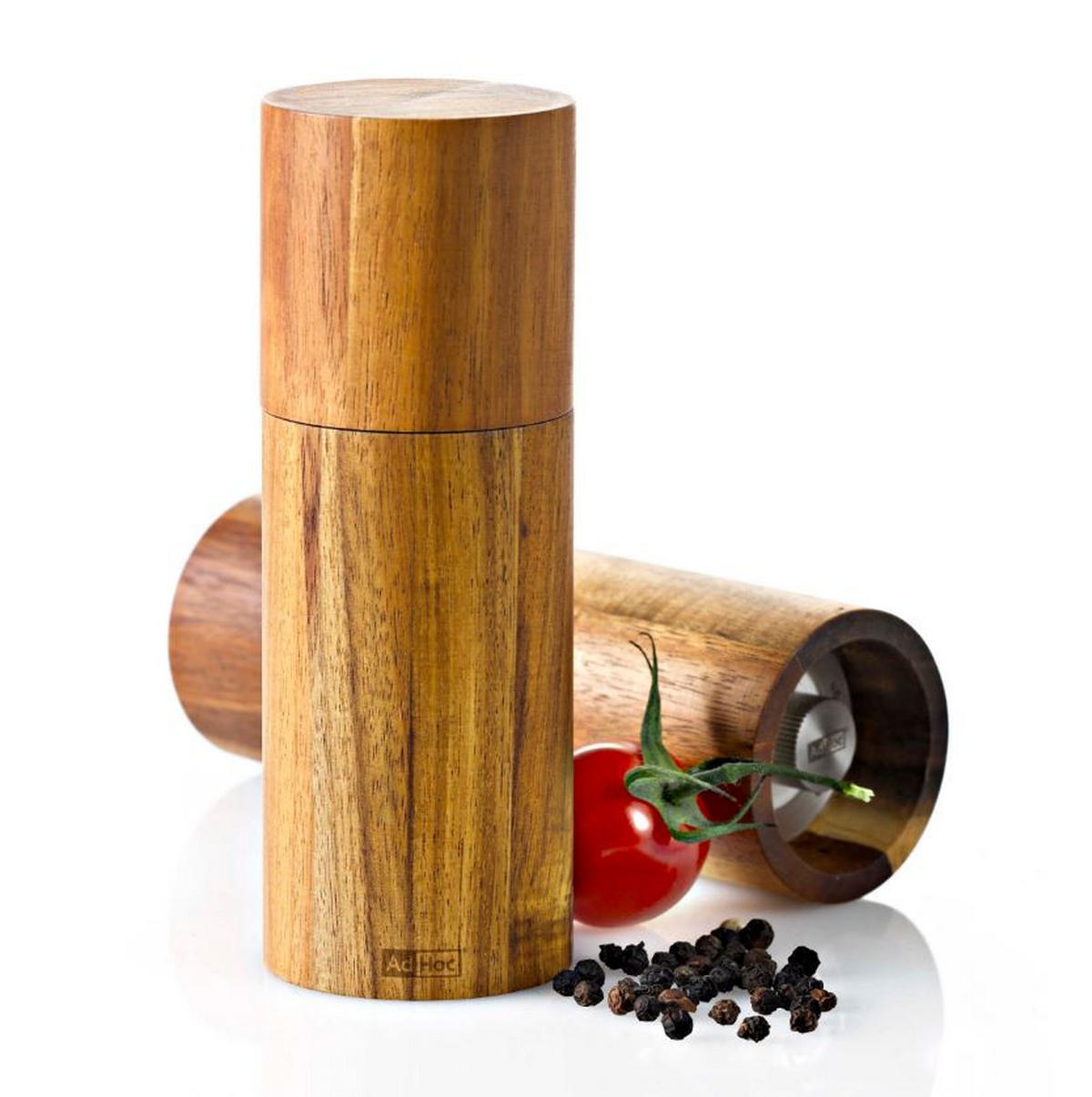 SALZ- ODER PFEFFERMÜHLE ACACIA  - Akaziefarben, Basics, Holz/Keramik (5/14/5cm) - AdHoc