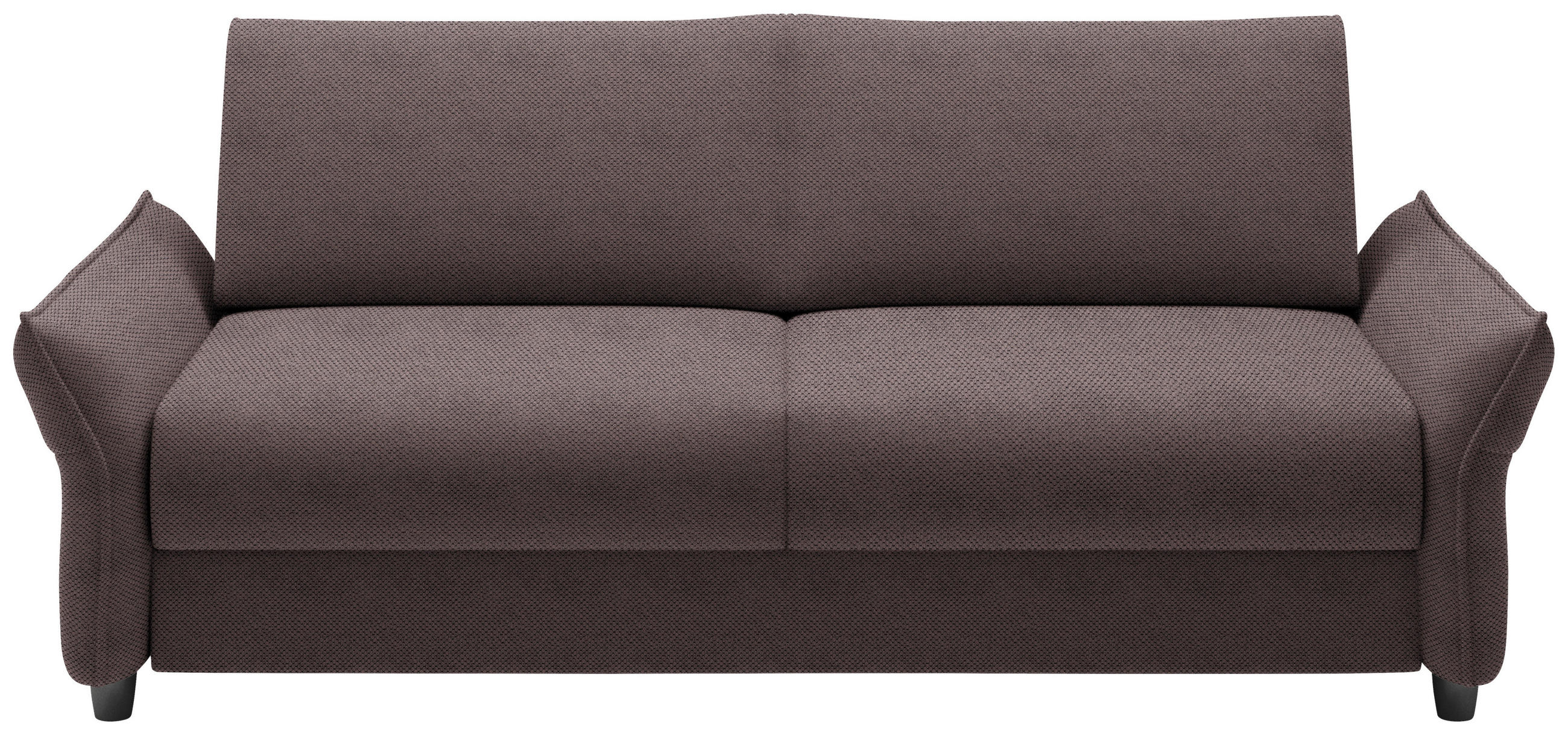 SCHLAFSOFA Webstoff Taupe  - Taupe/Schwarz, KONVENTIONELL, Kunststoff/Textil (198/82/106cm) - MID.YOU