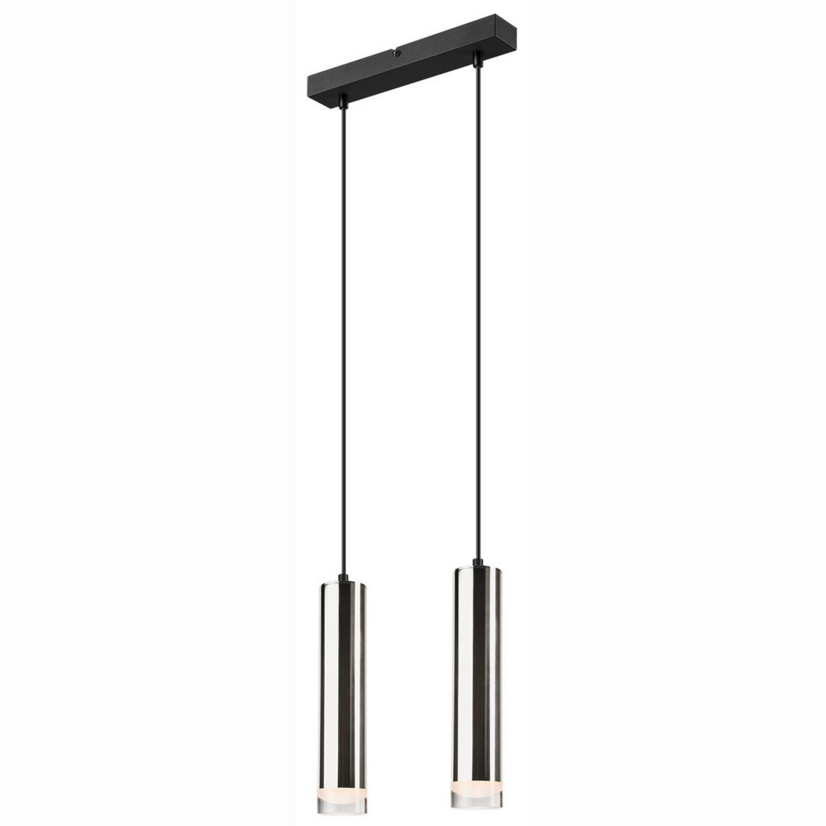 HÄNGELEUCHTE Diego 99/32/8 cm   - Chromfarben, Design, Metall (99/32/8cm)