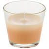 KERZE IM GLAS - Champagner/Beige, Basics, Glas/Naturmaterialien (9/8,2cm) - Ambia Home