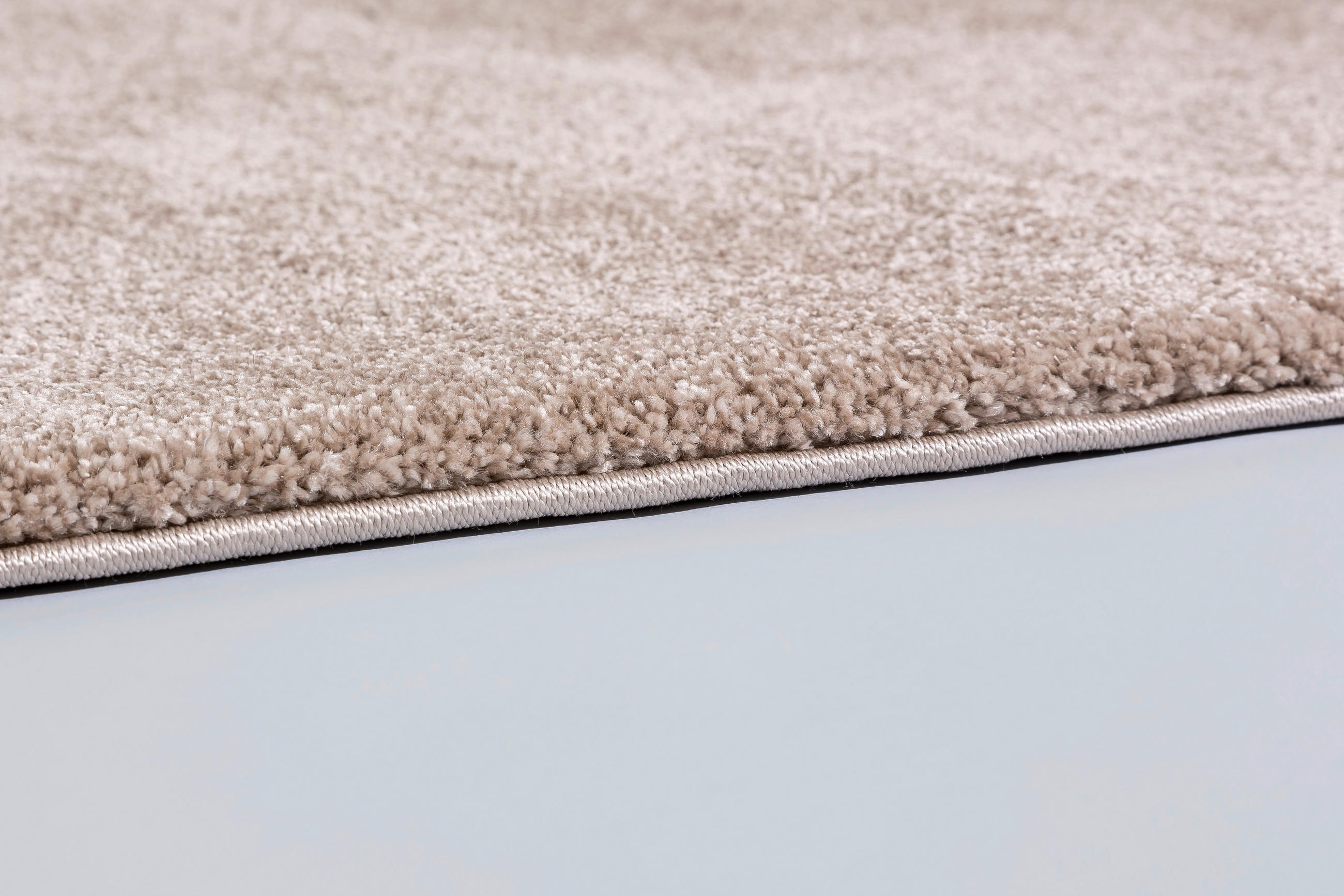 Thumbnail - Schöner Wohnen Hochflorteppich Joy, Beige, Textil, rechteckig, 67x130 cm, für Fußbodenheizung geeignet, antistatisch, pf...