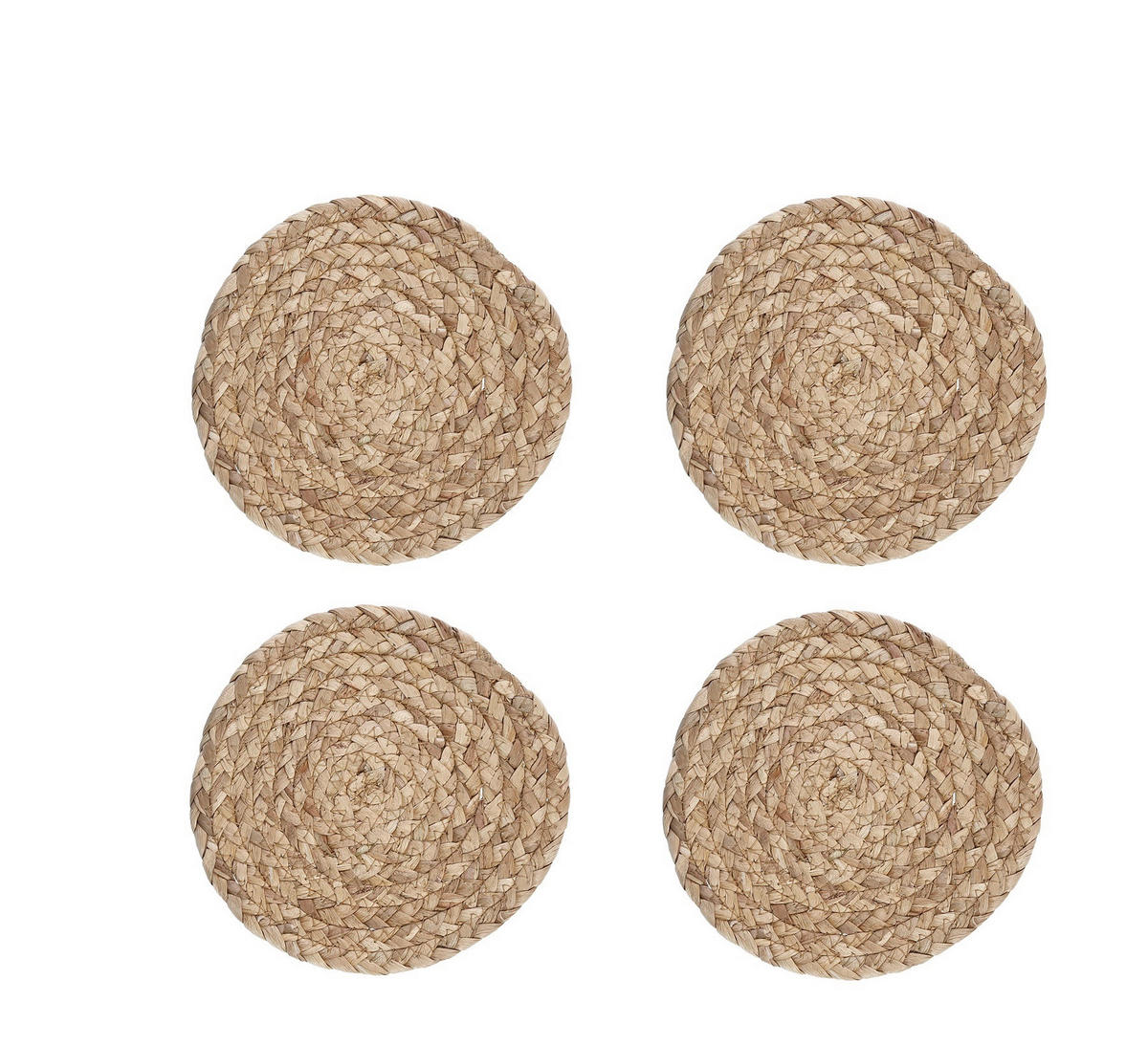 TOPFUNTERSETZER-SET Holz Naturfarben  - Naturfarben, Basics, Holz (24/28/4cm) - Zeller Present