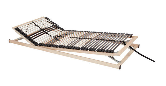 Lattenrost 90x200 cm - Schwarz/Weiß, Holz (90/200cm) - Primatex
