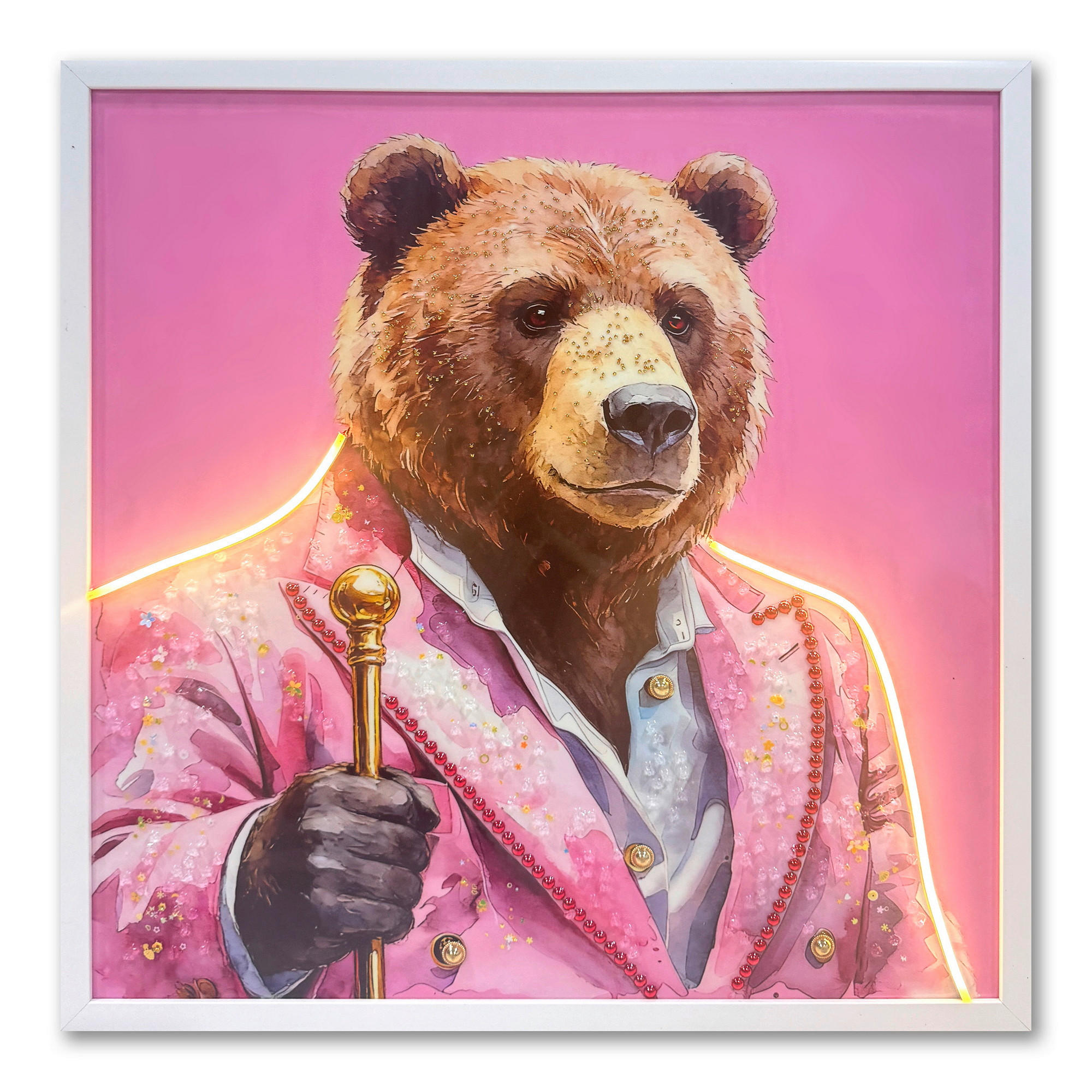 LED-DEKOLEUCHTE George 62/3,3/62 cm  - Multicolor, Basics, Kunststoff (62/3,3/62cm)
