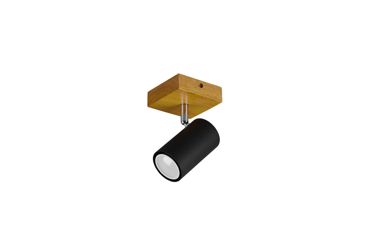 STRAHLER - Schwarz, Design, Holz/Metall (9/16/12cm) - Trio Leuchten
