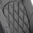 GAMINGSTUHL Schwarz Kunststoff, Textil   - Schwarz/Weiß, Basics, Kunststoff/Textil (63/113-122/70cm) - Xora