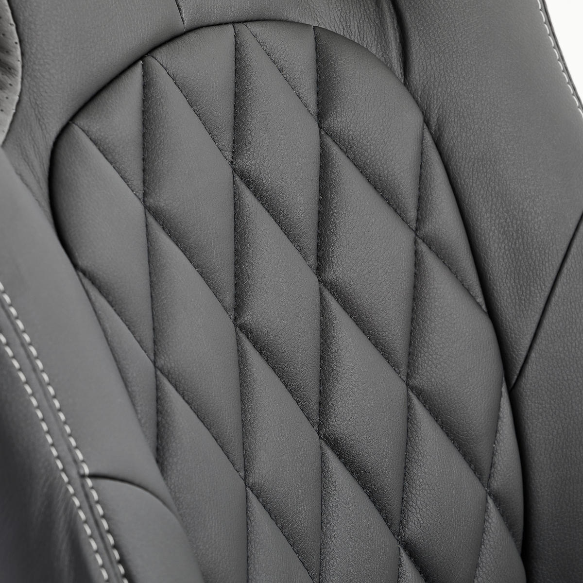 GAMINGSTUHL  in Lederlook Schwarz  - Weiss/Schwarz, Design, Kunststoff/Textil (63/113-122/70cm) - Xora