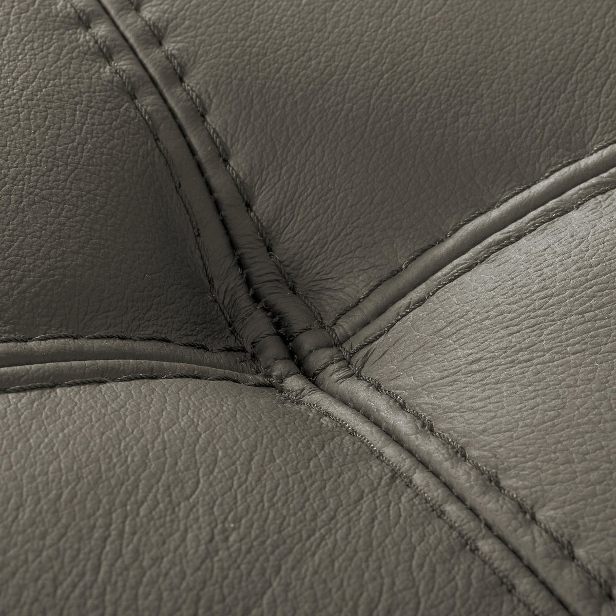 ECKSOFA  in Lederlook Echtleder Schlammfarben  - Schlammfarben/Schwarz, Design, Leder/Textil (247/173cm) - Livetastic