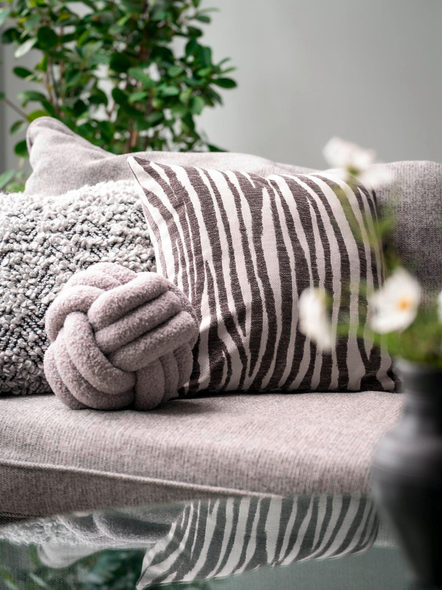 KISSENHÜLLE Marty 45/45 cm  - Grau, Design, Textil (45/45cm) - Svanefors