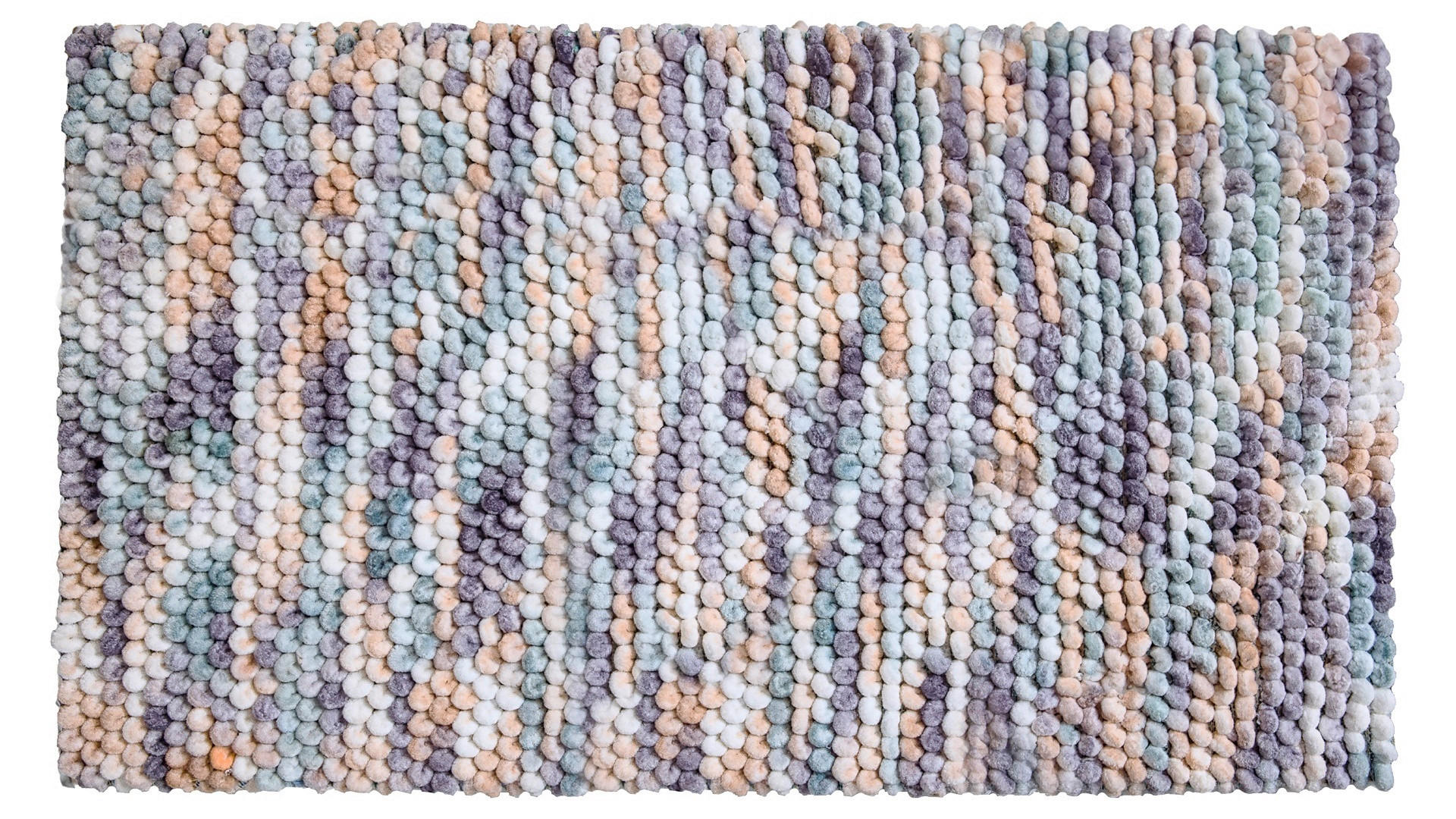 BADEMATTE Multicolor 70/120 cm  - Multicolor, KONVENTIONELL, Kunststoff/Textil (70/120cm) - Grund