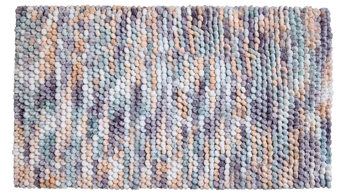 BADEMATTE Multicolor 70/120 cm  - Multicolor, KONVENTIONELL, Kunststoff/Textil (70/120cm) - Grund