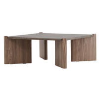 SOFFBORD i trä, trämaterial 100/100/40 cm  - beige/brun, Design, trämaterial/trä (100/100/40cm) - Best Price