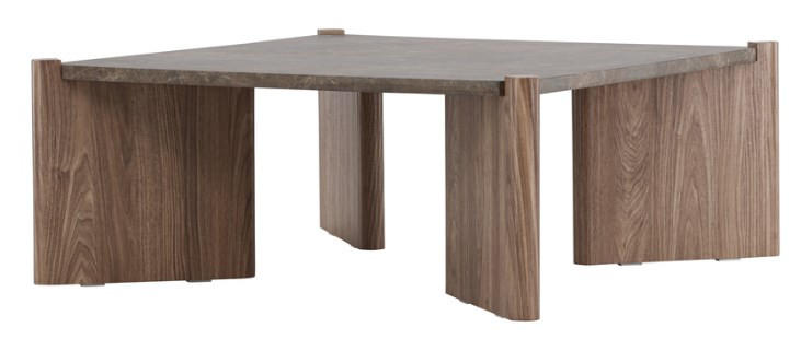 Livetastic Couchtisch Braun, Beige 100x40x100 cm