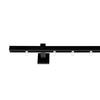 VORHANGSTANGENSET  120 cm  - Schwarz, Design, Metall (120cm) - Homeware