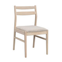 STOL   flatväv  - beige/ek Bianco, Klassisk, trä/textil (46/86/54cm) - Rowico