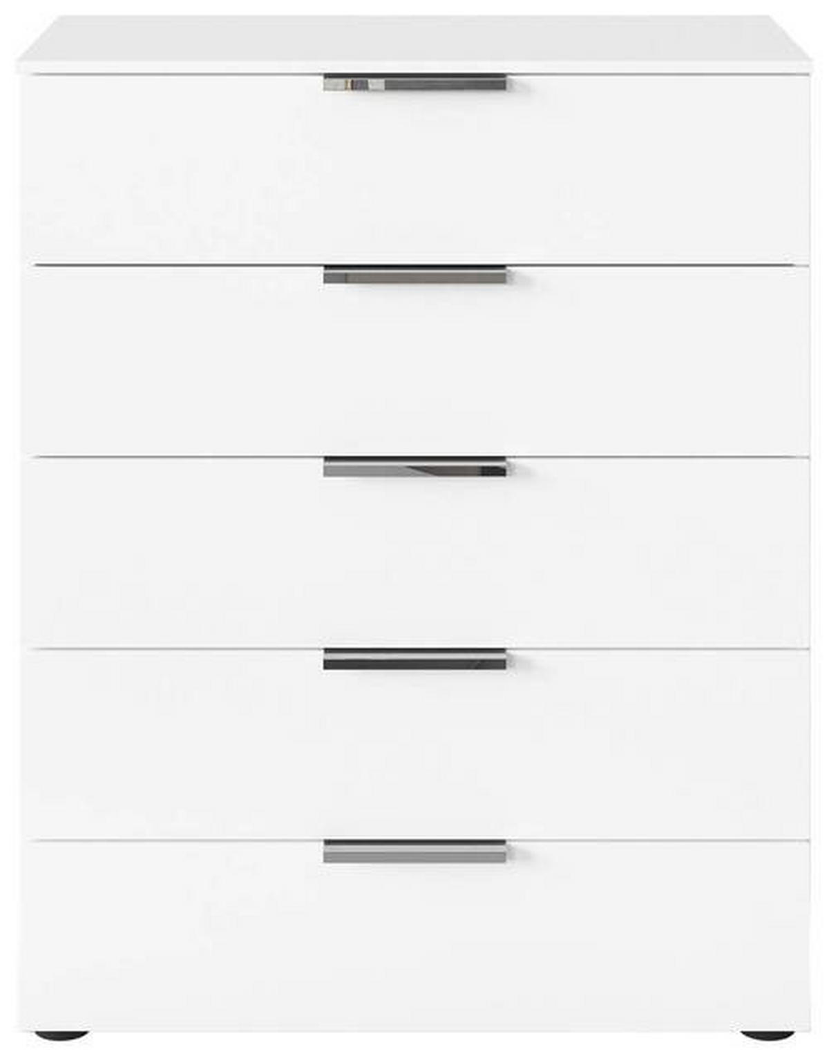 KOMÓD 80/100/42 cm  - króm/fekete, Modern, műanyag/faalapú anyag (80/100/42cm) - Rauch Möbel