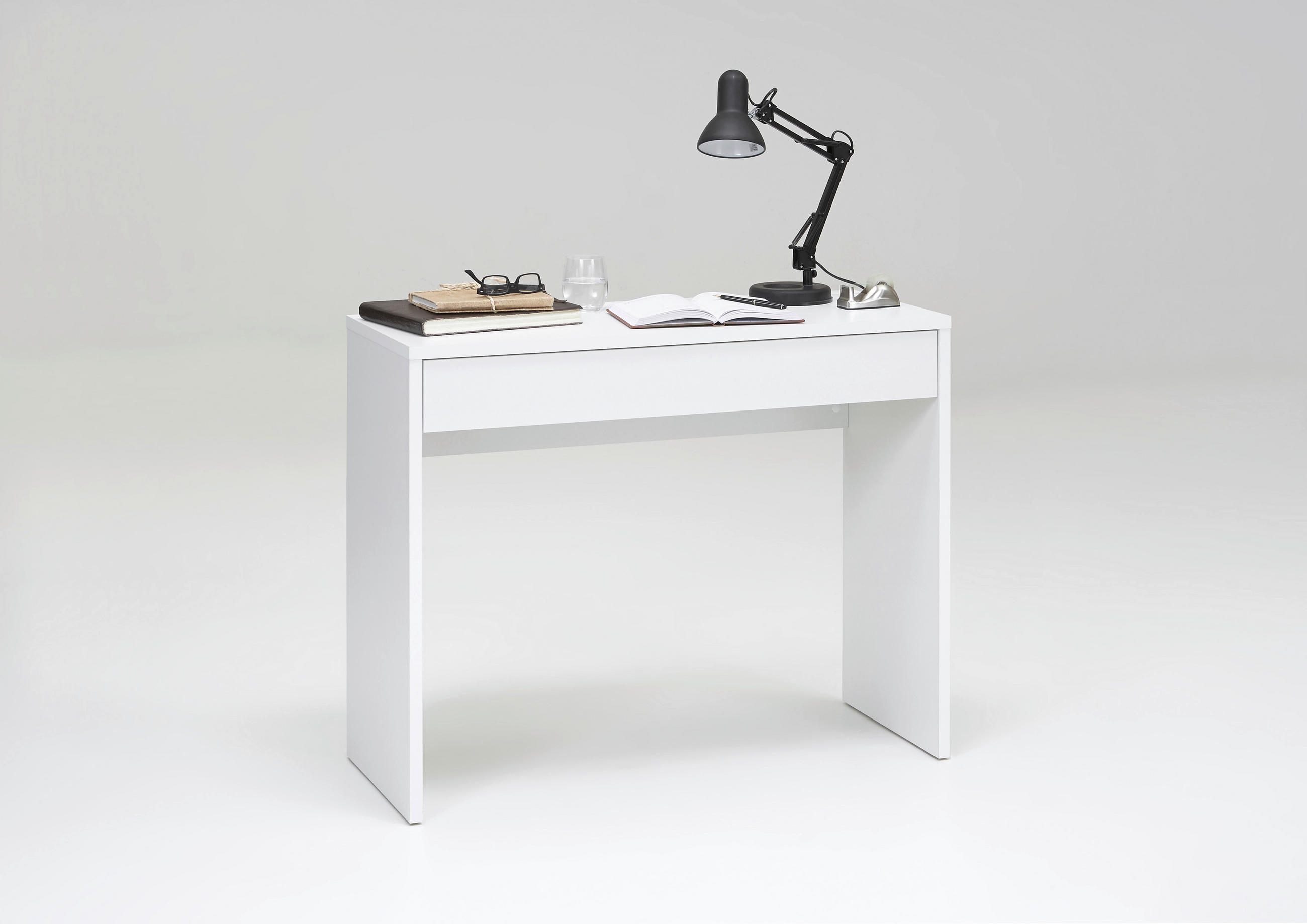 KONSOLENTISCH Weiß  - Weiß, KONVENTIONELL, Holzwerkstoff (100/40/80cm) - MID.YOU
