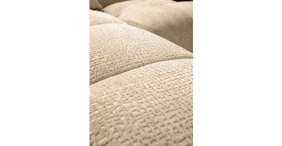 ECKSOFA Schlammfarben Flachgewebe  - Schlammfarben/Schwarz, KONVENTIONELL, Kunststoff/Textil (170/280cm) - Carryhome