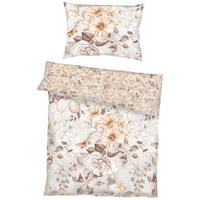 BETTWÄSCHE Green Garden Makosatin 140/200 cm  - Naturfarben, Basics, Textil (140/200cm) - Kaeppel