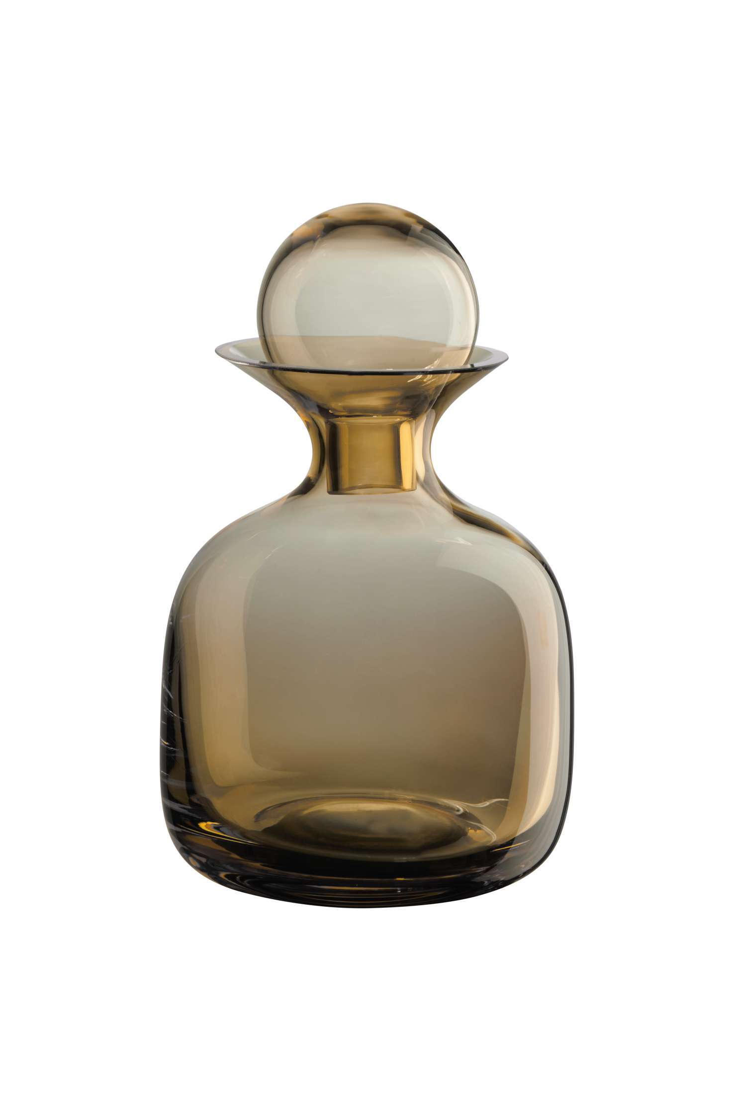 KARAFA 0,75 l - jantárová farba, Design, sklo (12/15,2cm) - ASA