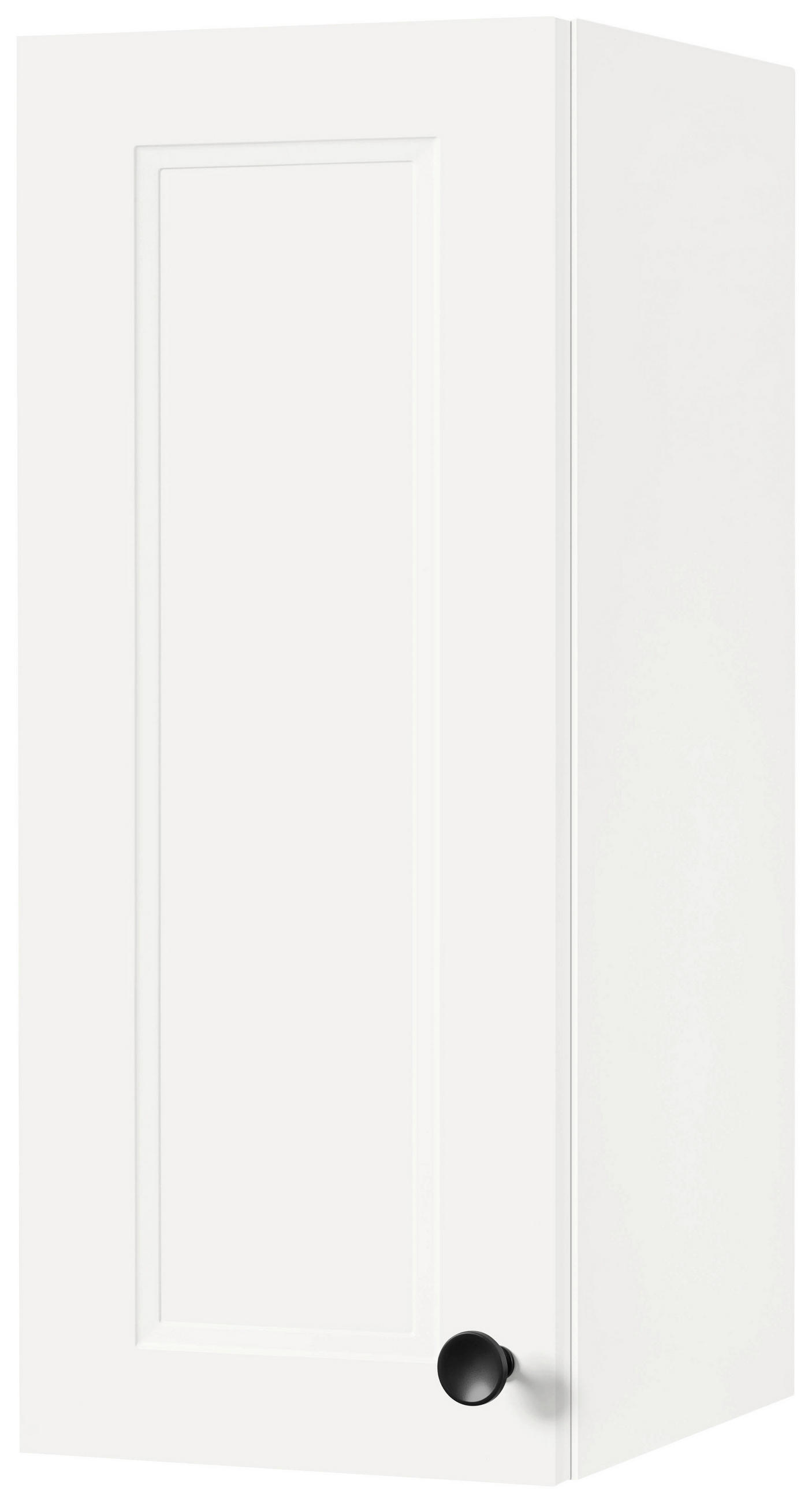 KÜCHENOBERSCHRANK 30/72/35 cm  in Weiß  - Schwarz/Weiß, MODERN, Holzwerkstoff/Metall (30/72/35cm) - Nobilia