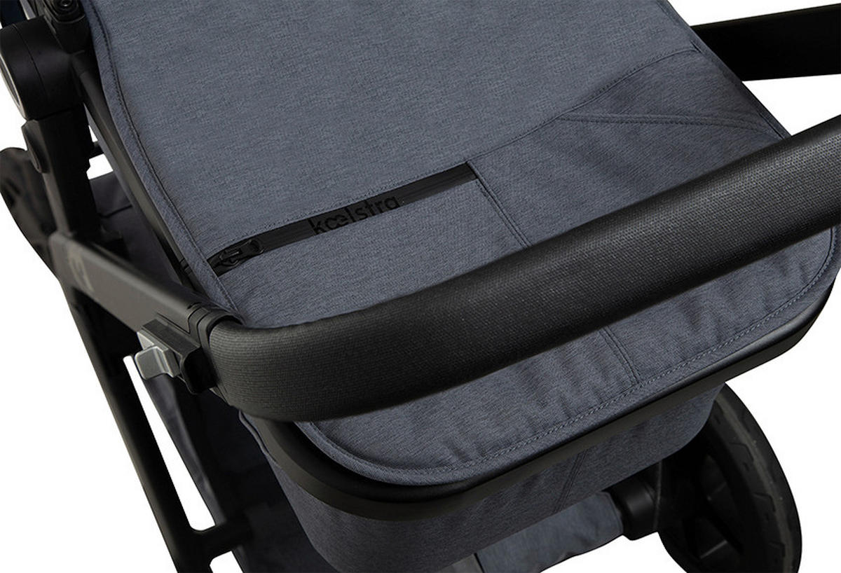 KOMBIKINDERWAGEN  - Dunkelgrau/Schwarz, Basics, Kunststoff/Textil (103/60/115cm) - Koelstra