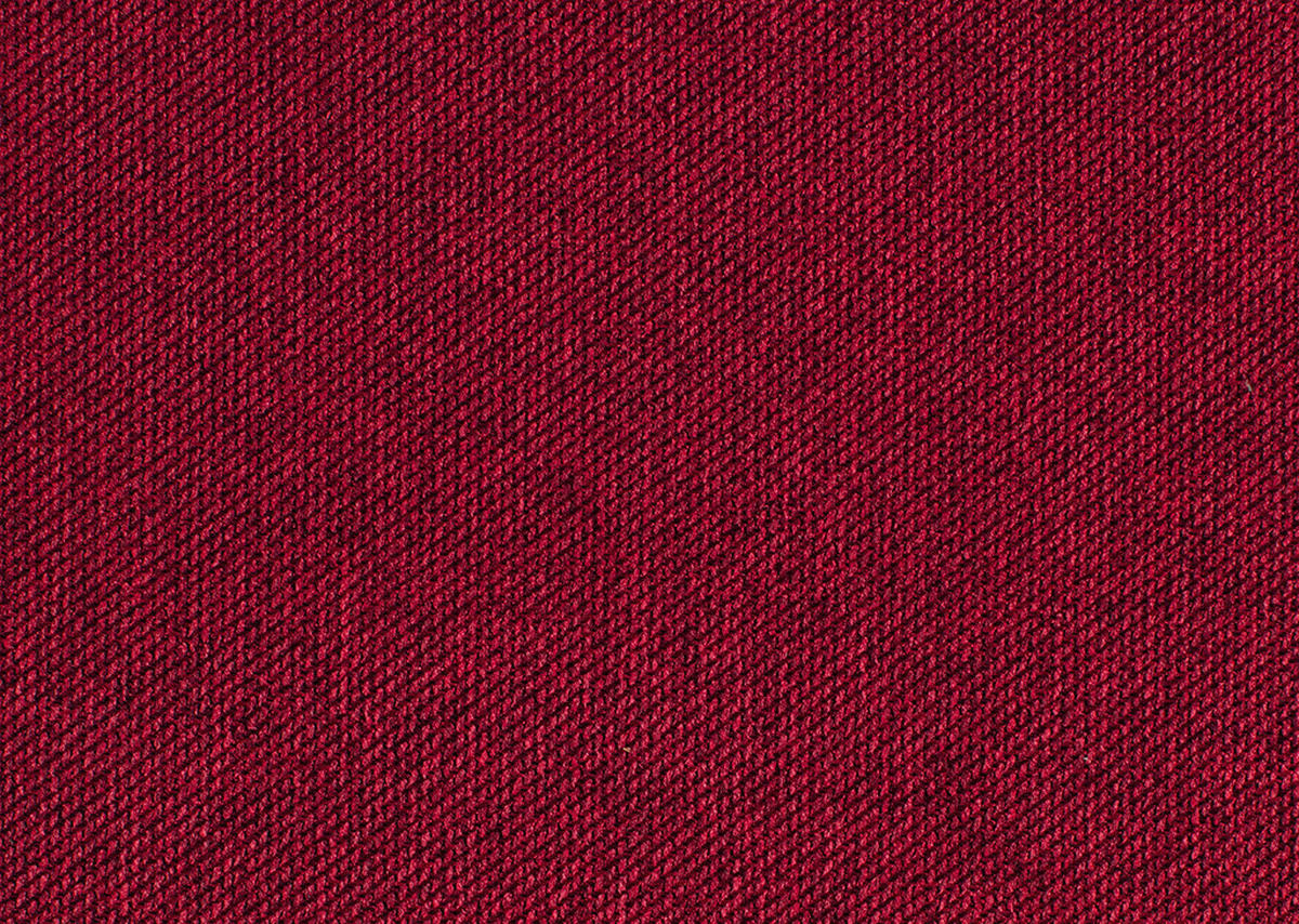 WOHNLANDSCHAFT Rot Webstoff  - Rot/Schwarz, Design, Textil/Metall (177/385/216cm) - Welnova