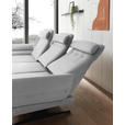 ECKSOFA  in Flachgewebe Creme  176-217/279-327 cm  - Creme/Schwarz, Design, Textil/Metall (176-217/279-327cm) - Dieter Knoll