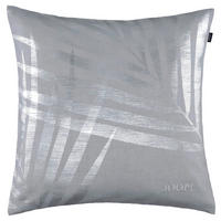 KISSENHÜLLE J!Fine-Leaf 50/50 cm  - Anthrazit/Silberfarben, Basics, Textil (50/50cm) - Joop!