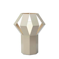 BORDSLAMPA Octa 21/27/21 cm   - beige, Basics, metall (21/27/21cm) - Markslöjd