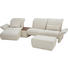 Ecksofa Flachgewebe Rücken echt - Beige/Schwarz, Design, Kunststoff/Textil (176/273cm) - Koinor