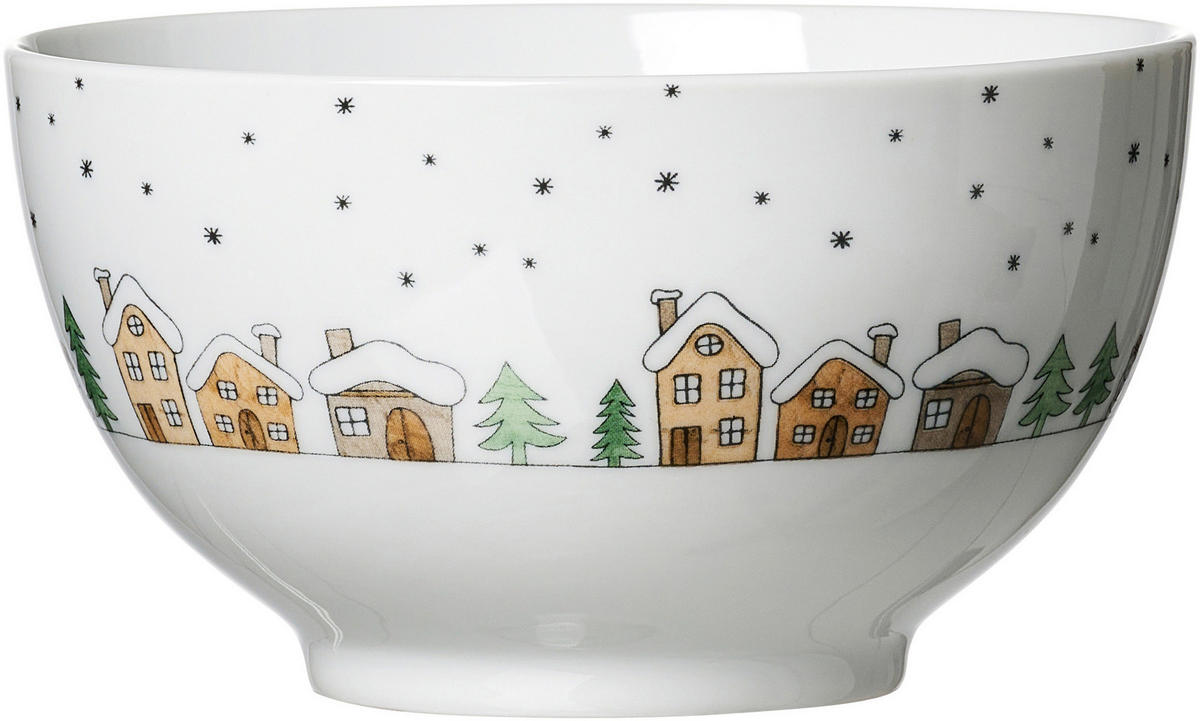 MISKA NA MÜSLI, keramika, 15/15/8 cm - vícebarevná, Basics, keramika (15/15/8cm)