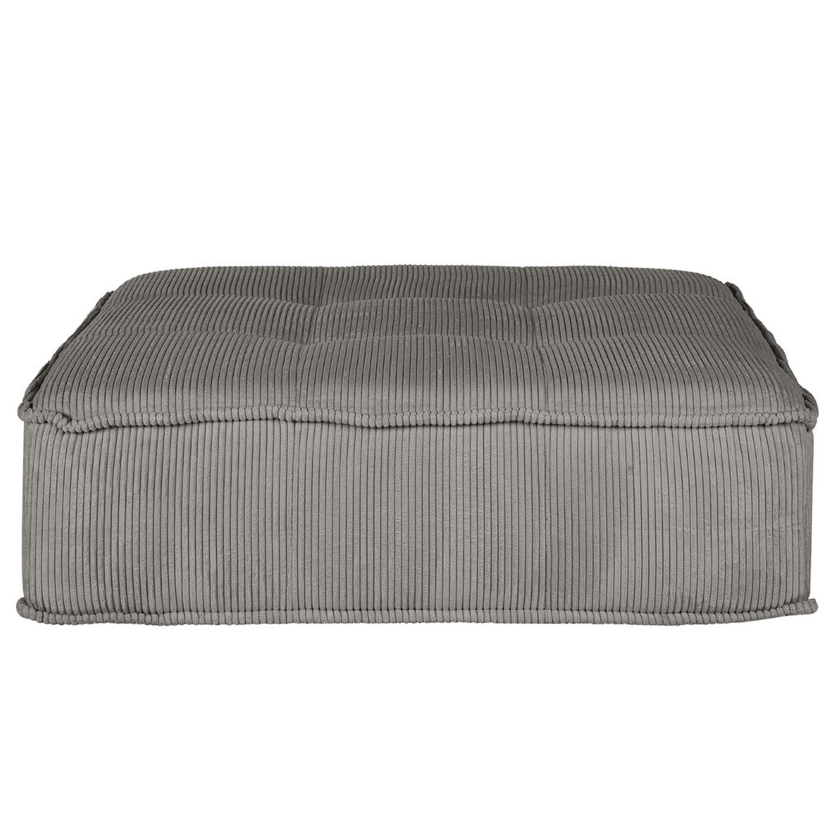 SITZKISSEN    - Weiss, Modern, Textil (128/40/128cm) - Trendmanufaktur
