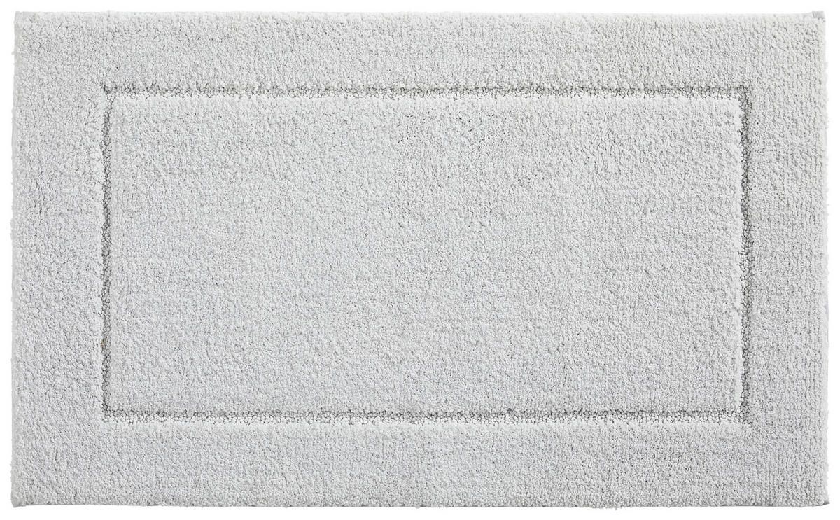 BADEMATTE Silberfarben 60/100 cm  - Silberfarben, KONVENTIONELL (60/100cm) - Esposa