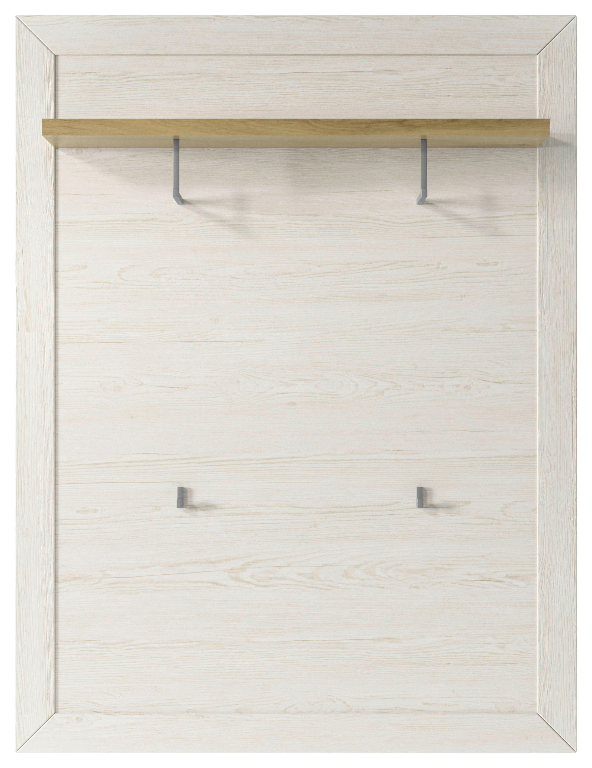 Thumbnail - SetOne by Musterring Garderobenpaneel, Eiche, Pinien, Holzwerkstoff, 100x130x26.6 cm, Aufhängemöglichkeit, Garderobe, Ga...