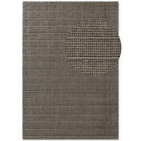 WOLLTEPPICH Wohnzimmer 160/230 cm Camden Dunkelbraun, Grau rechteckig  - Dunkelbraun/Grau, KONVENTIONELL, Textil (160/230cm) - Ted Baker