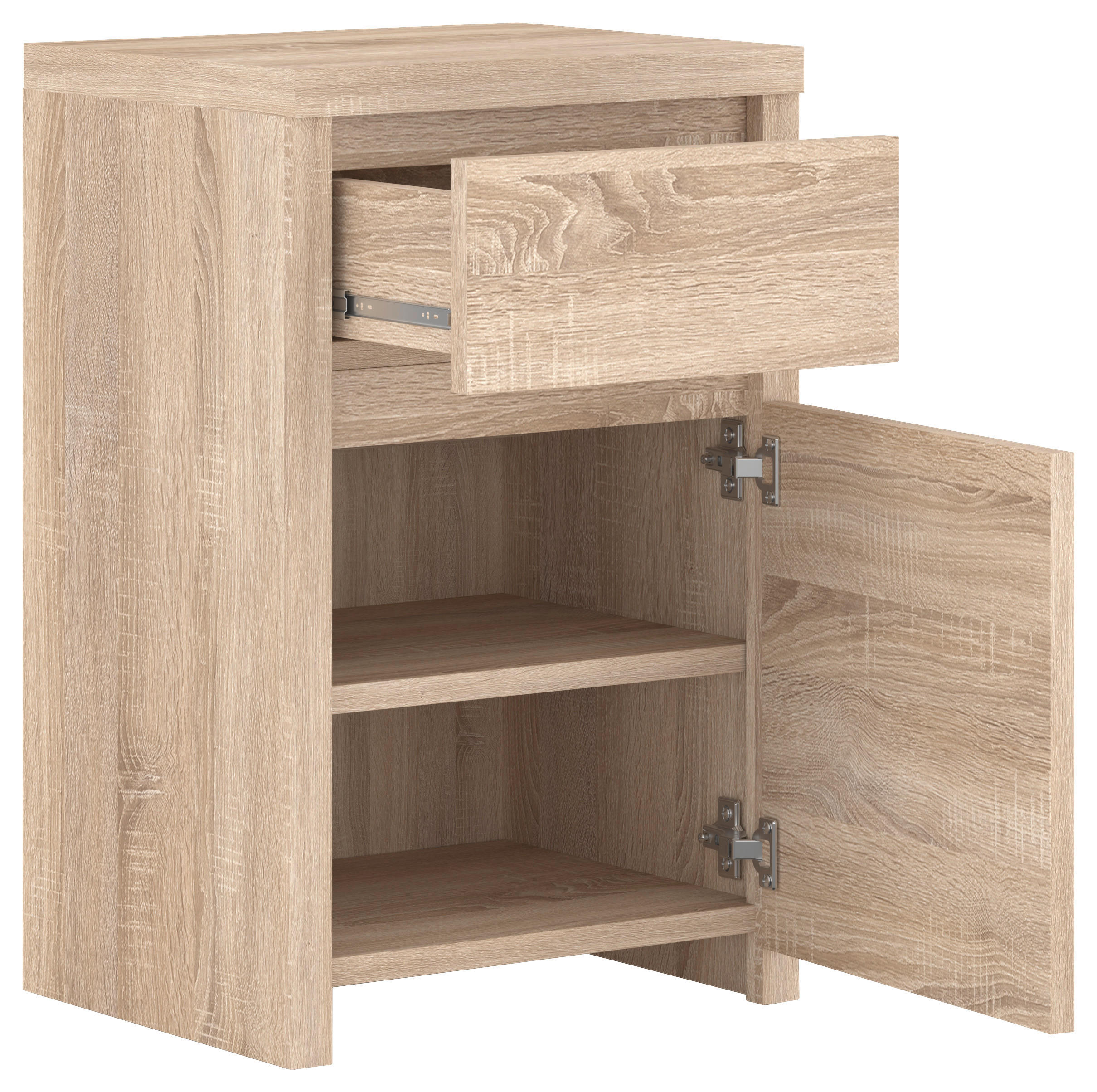 KOMMODE 41/77/49 cm  in Eichefarben  - Eichefarben, Design, Holzwerkstoff (41/77/49cm) - MID.YOU