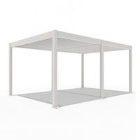 PERGOLA 530/255/360 cm   - Weiß, Basics, Metall (530/255/360cm) - Gardenson