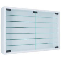 HÄNGEVITRINE in Weiss  - Weiss, Modern, Glas/Holzwerkstoff (60/40/10cm) - MID.YOU