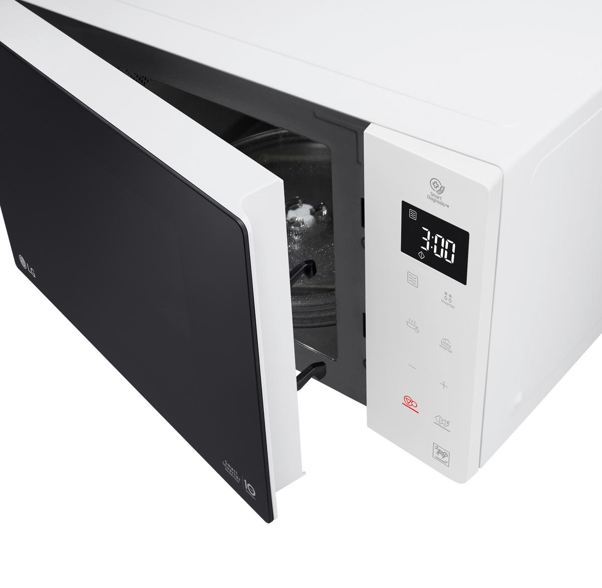 MIKROWELLE MS23NECBW  - Schwarz/Weiß, Trend, Glas/Kunststoff (47,6/27,2/34,6cm) - LG