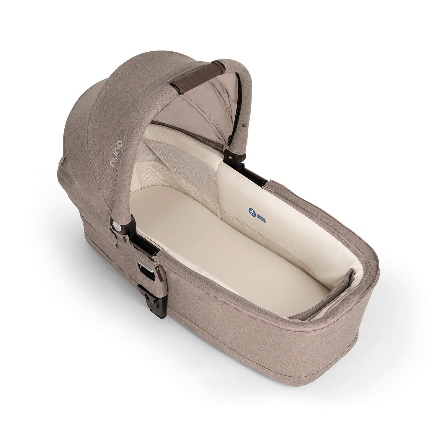 LIEGEWANNE Mixx Next  - Graubraun/Haselnussfarben, Basics, Textil (43/63/90,5cm) - Nuna