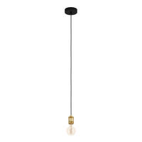 HÄNGELEUCHTE Yorth 5/150 cm   - Schwarz, Basics, Metall (5/150cm) - Eglo