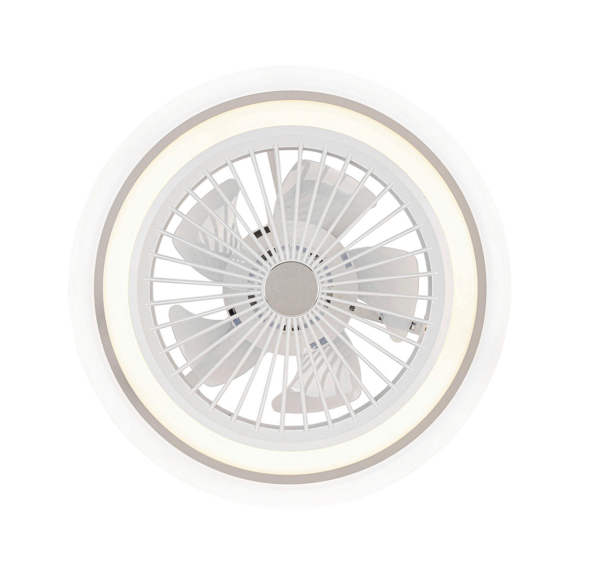 PLAFONSKI VENTILATOR   - providno/boja hroma, Osnovno, plastika (49/19cm) - Mican